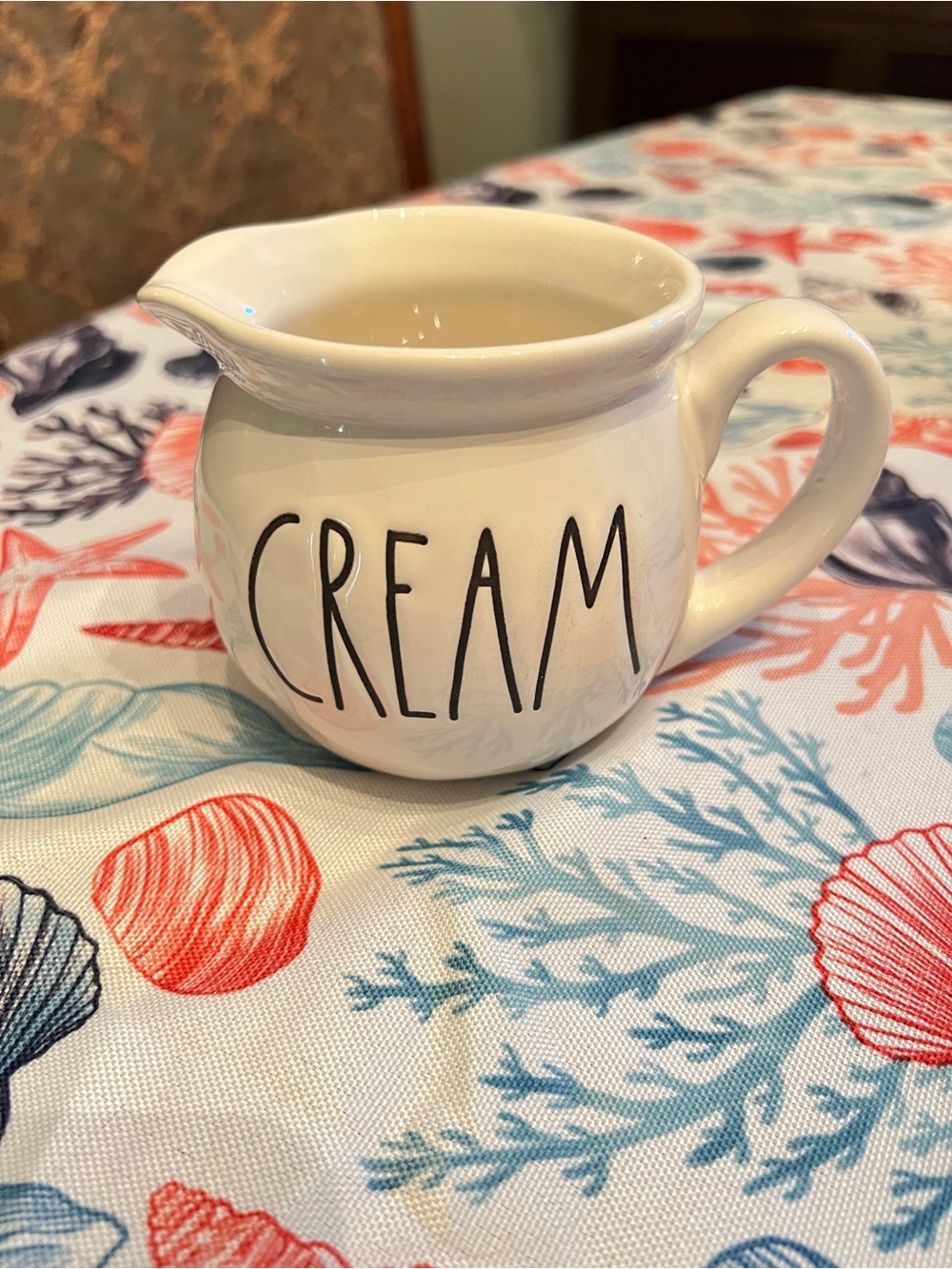 Rae Dunn White Creamer Pitcher